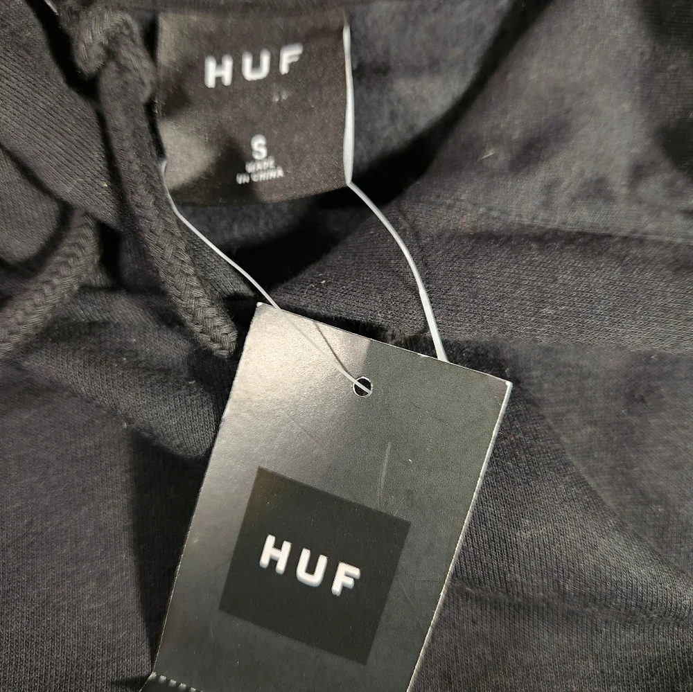 NWT Men's HUF Box Logo Hoodie - Picture 2 of 13